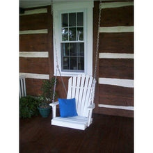 Load image into Gallery viewer, Colored Poly Lumber Adirondack Swing Chair With Chains