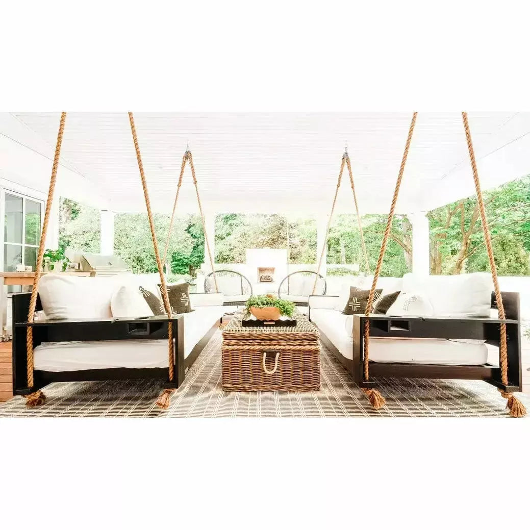 The Avalon Swing Bed & Cushions Complete Package Twin Size